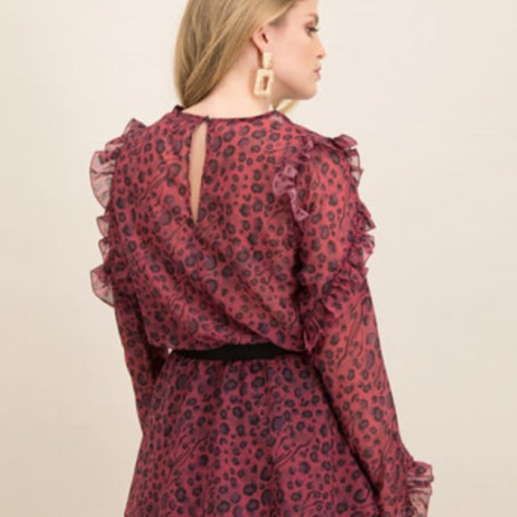 CATWALK JUNKIE WILD BERRY BLOUSE - Picture 9 of 16